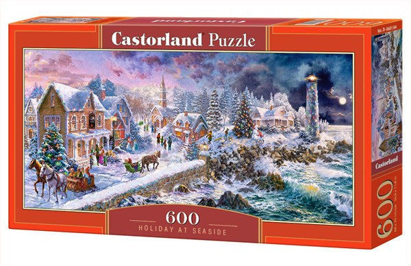 Castorland (B-060184) - "Holiday at Seaside" - 600 pieces puzzle
