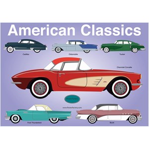PuzzelMan (313) - "Rosies Factory, The American Classic" - 1000 pieces puzzle