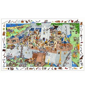 Djeco (DJ07503) - "Fortified Castle" - 100 pieces puzzle