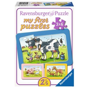 Ravensburger (06571) - "Animals" - 6 pieces puzzle