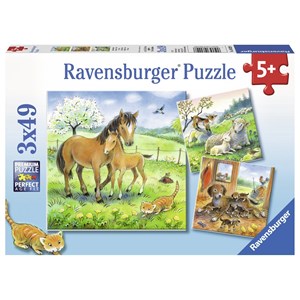 Ravensburger (08029) - "Cuddling" - 49 pieces puzzle