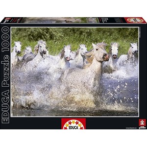 Educa (15988) - "Camargue horses" - 1000 pieces puzzle