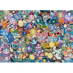 Heye (29789) - Hartmann: "Masquerade" - 1000 pieces puzzle