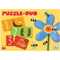 Djeco (08151) - "Duo of Numbers" - 2 pieces puzzle