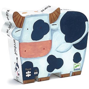Djeco (07205) - "Cows of the Farm" - 24 pieces puzzle