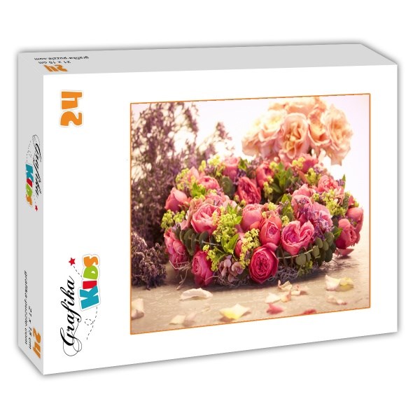 Grafika Kids (01168) - "Vintage Bouquet" - 24 pieces puzzle