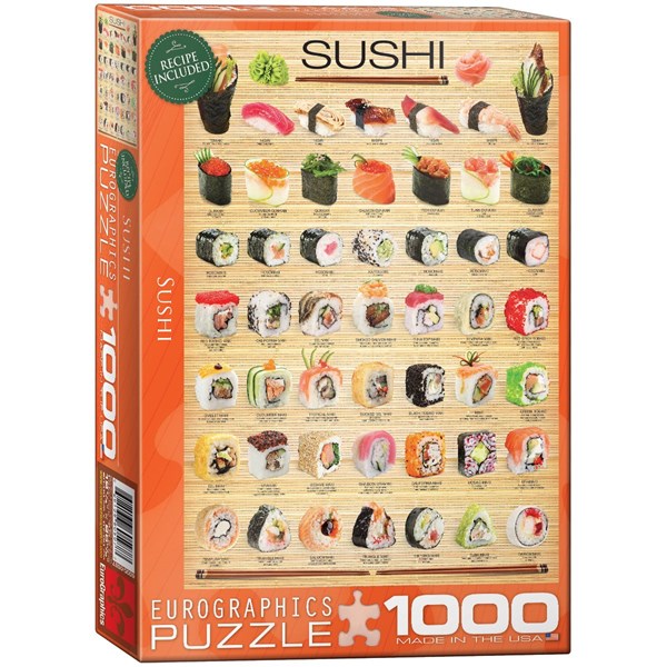 Eurographics (6000-0597) - "Sushi" - 1000 pieces puzzle