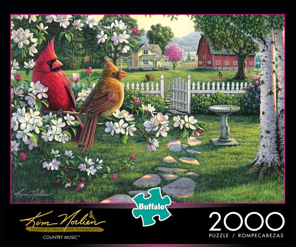 Buffalo Games (2046) - Kim Norlien: "Country Music" - 2000 pieces puzzle