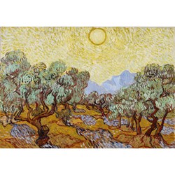 Grafika Kids (00340) - Vincent van Gogh: "Olive Trees, 1889" - 100 pieces puzzle