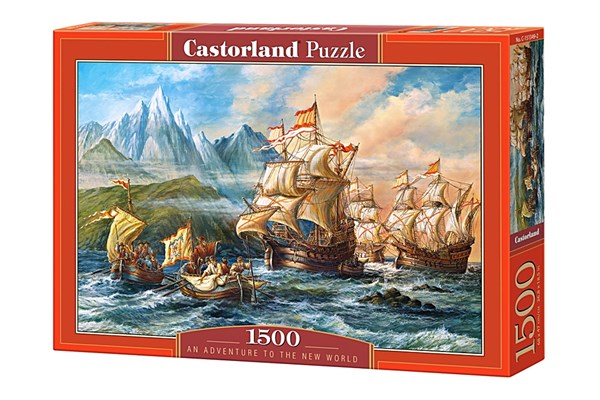 Castorland (C-151349) - "An Adventure to the New World" - 1500 pieces puzzle