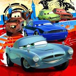 Ravensburger (07258) - "Cars" - 25 36 49 pieces puzzle