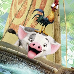 Ravensburger (08004) - "Vaiana" - 49 pieces puzzle