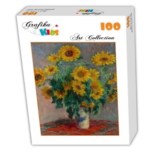 Grafika (00457) - Claude Monet: "Bouquet of Sunflowers, 1881" - 100 pieces puzzle
