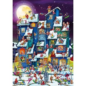 D-Toys (61218-CC07) - "Christmas Mess" - 1000 pieces puzzle
