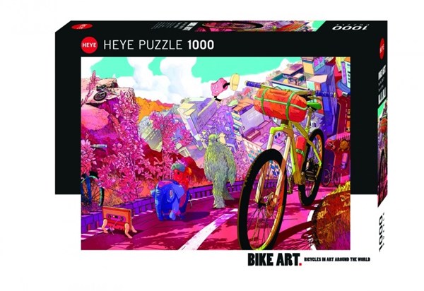 Heye (29677) - "Tour in Pink" - 1000 pieces puzzle