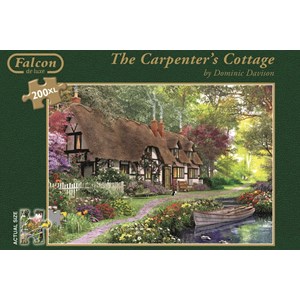 Falcon (11141) - Dominic Davison: "The Carpenter's Cottage" - 200 pieces puzzle