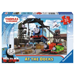 Ravensburger (08730) - "At the Docks" - 35 pieces puzzle