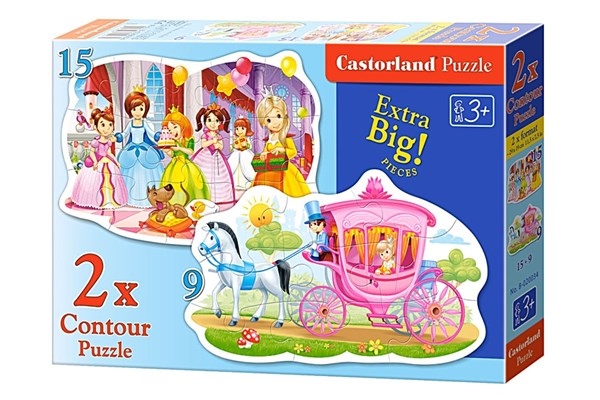 Castorland (B-020034) - "The Princess Ball" - 9 15 pieces puzzle