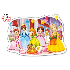 Castorland (B-020034) - "The Princess Ball" - 9 15 pieces puzzle