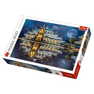 Trefl (26141) - "Wat Pa Phu Kon, Thailand" - 1500 pieces puzzle