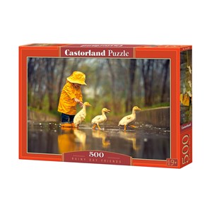 Castorland (B-52264) - "Rainy Day Friends" - 500 pieces puzzle