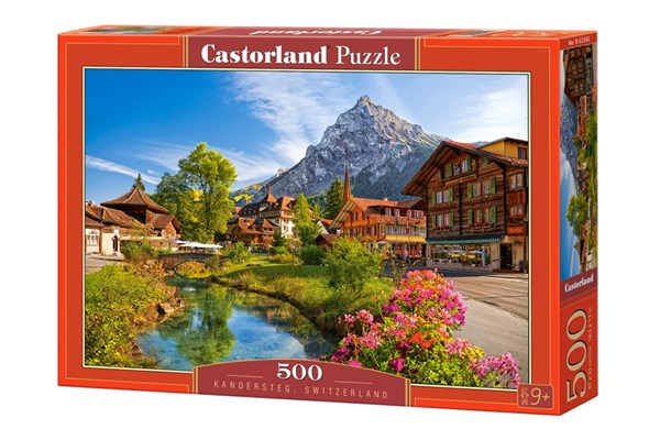 Castorland (B-52363) - "Kandersteg, Switzerland" - 500 pieces puzzle