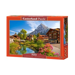 Castorland (B-52363) - "Kandersteg, Switzerland" - 500 pieces puzzle