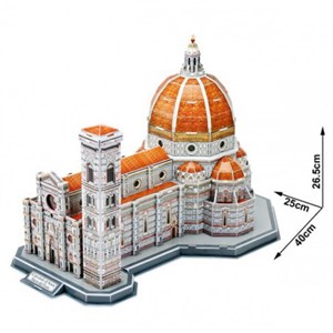 Cubic Fun (MC188H) - "Cathedral of Santa Maria in Flower" - 123 pieces puzzle