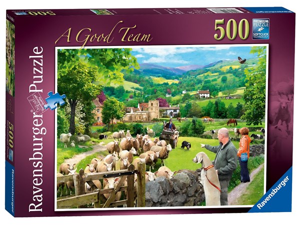 Ravensburger (14688) - "A Good Team" - 500 pieces puzzle