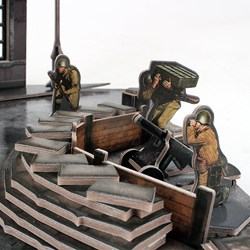 Cubic Fun (JS4202h) - "Soviet T34/85" - 213 pieces puzzle