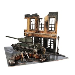 Cubic Fun (JS4202h) - "Soviet T34/85" - 213 pieces puzzle