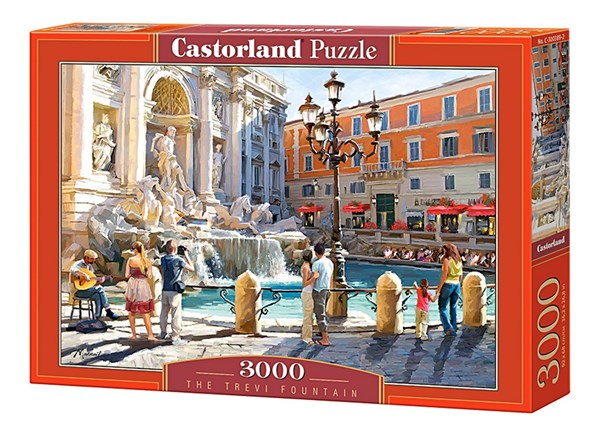 Castorland (C-300389) - Richard Macneil: "The Trevi Fountain" - 3000 pieces puzzle