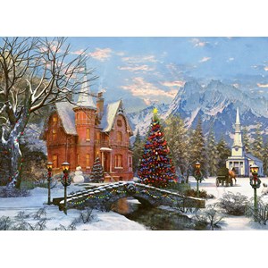 Eurographics (6000-0669) - Dominic Davison: "Holiday Lights" - 1000 pieces puzzle