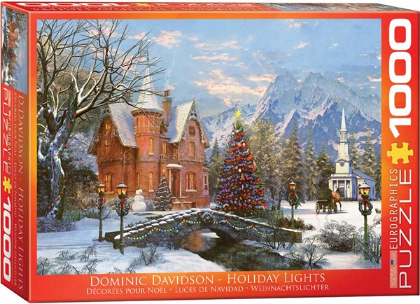 Eurographics (6000-0669) - Dominic Davison: "Holiday Lights" - 1000 pieces puzzle
