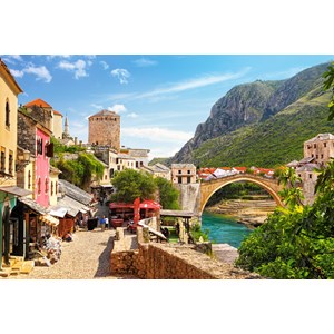 Castorland (C-151387) - "The Old Town of Mostar" - 1500 pieces puzzle