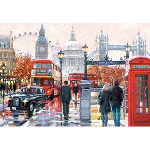 Castorland (C-103140) - Richard Macneil: "London Collage" - 1000 pieces puzzle