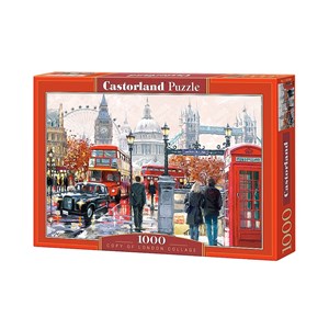 Castorland (C-103140) - Richard Macneil: "London Collage" - 1000 pieces puzzle