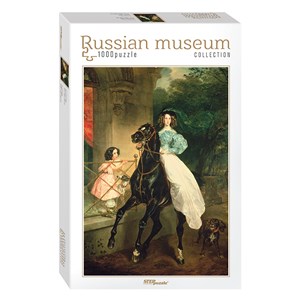 Step Puzzle (79212) - Karl Bryullov: "Horsewoman" - 1000 pieces puzzle