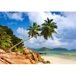 Castorland (C-103713) - "Secret Beach, Seychelles" - 1000 pieces puzzle