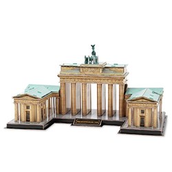Cubic Fun (MC207h) - "Brandenburg Gate, Berlin" - 150 pieces puzzle