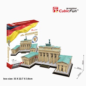 Cubic Fun (MC207h) - "Brandenburg Gate, Berlin" - 150 pieces puzzle