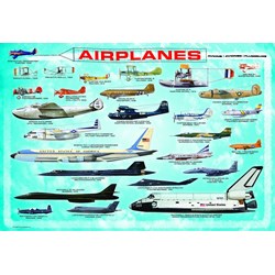 Eurographics (8100-0086) - "History of Aviation" - 100 pieces puzzle
