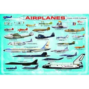 Eurographics (8100-0086) - "History of Aviation" - 100 pieces puzzle