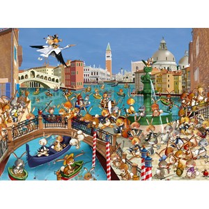 Grafika Kids (00855) - François Ruyer: "Venice" - 300 pieces puzzle