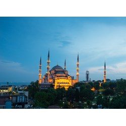 Grafika (00404) - "Blue Mosque, Turkey" - 300 pieces puzzle