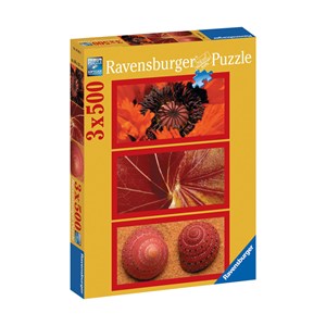 Ravensburger (16284) - "Natural Impressions in Red" - 500 pieces puzzle