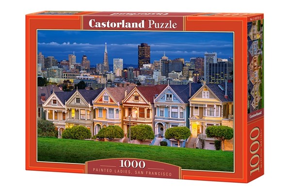 Castorland (C-103751) - "Painted Ladies, San Francisco" - 1000 pieces puzzle