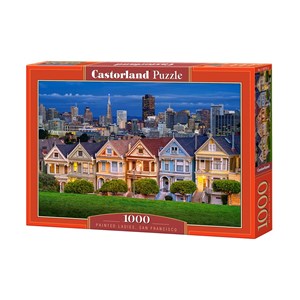 Castorland (C-103751) - "Painted Ladies, San Francisco" - 1000 pieces puzzle