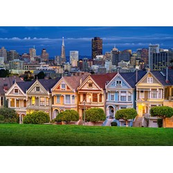 Castorland (C-103751) - "Painted Ladies, San Francisco" - 1000 pieces puzzle