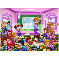 Eurographics (8100-0569) - "Teachers" - 100 pieces puzzle